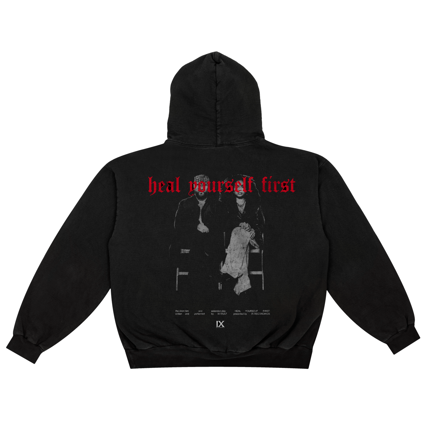 Heal Yourself First Vintage Movie Hoodie